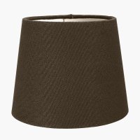 Pacific Lifestyle Pelham Handloom Tapered Lemon Clip Lampshade 15cm - Grey