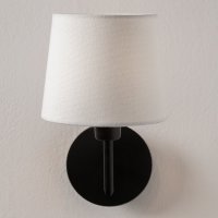Pacific Lifestyle Pelham Handloom Tapered Lemon Clip Lampshade 15cm - White