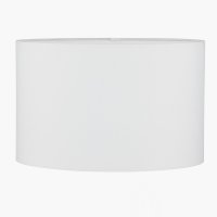 Pacific Lifestyle Mia Oval Poly Cotton Lampshade 25cm - Ivory