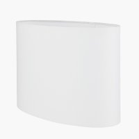 Pacific Lifestyle Mia Oval Poly Cotton Lampshade 25cm - Ivory