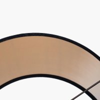 Pacific Lifestyle Bow Velvet Cylinder Lampshade 35cm - Black