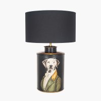 Pacific Lifestyle Pointer Black Hand Painted Dog Table Lamp Base