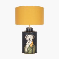 Pacific Lifestyle Pointer Black Hand Painted Dog Table Lamp Base