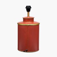 Pacific Lifestyle Dachshund Red Hand Painted Metal Table Lamp Base