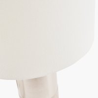 Pacific Lifestyle Etosha Table Lamp - Grey Wood and Silver Metal