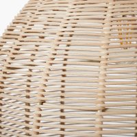 Pacific Lifestyle Caswell Rattan Cloche Pendant - Natural