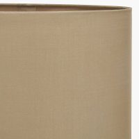 Pacific Lifestyle Mia Oval Poly Cotton Lampshade 35cm - Taupe