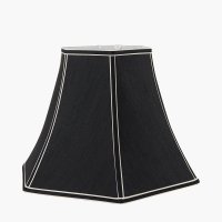 Pacific Lifestyle Lyla Polysilk Bowed Lampshade 30cm - Black