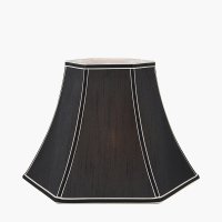 Pacific Lifestyle Lyla Polysilk Bowed Lampshade 30cm - Black