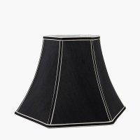 Pacific Lifestyle Lyla Polysilk Bowed Lampshade 30cm - Black