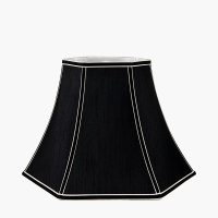 Pacific Lifestyle Lyla Polysilk Bowed Lampshade 30cm - Black