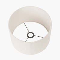 Pacific Lifestyle Rouen Boucle Cylinder Lampshade 30cm - White