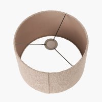 Pacific Lifestyle Rouen Boucle Cylinder Lampshade 35cm - Taupe