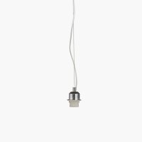 Pacific Lifestyle Chrome Contemporary E27 Ceiling Fitting
