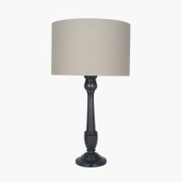Pacific Lifestyle Captiva Mango Wood Table Lamp Base - Antique Black