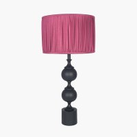 Pacific Lifestyle Asilah Aluminium Tall Footed Table Lamp Base - Matt Black