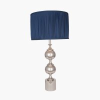 Pacific Lifestyle Asilah Aluminium Tall Footed Table Lamp Base - Silver
