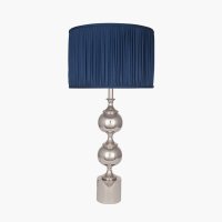 Pacific Lifestyle Asilah Aluminium Tall Footed Table Lamp Base - Silver