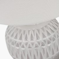 Pacific Lifestyle Anneli Aztec Texture Ceramic Table Lamp - Warm White