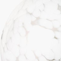 Pacific Lifestyle Aurora Speckled White Glass Spherical Table Lamp