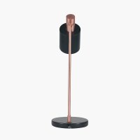 Pacific Lifestyle Biba Metal Table Lamp - Black and Antique Copper