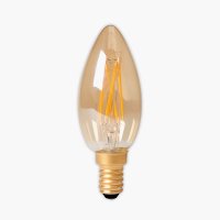Pacific Lifestyle Calex LED E14 Lustre Glass Filament Candle