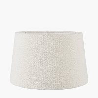 Pacific Lifestyle Martigues Boucle Tapered Lampshade 30cm - White