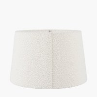 Pacific Lifestyle Martigues Boucle Tapered Lampshade 30cm - White
