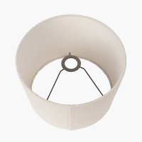 Pacific Lifestyle Martigues Boucle Tapered Lampshade 30cm - White