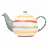 Siip Multi Stripe Autumn 6 Cup Teapot