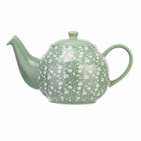 Siip Ditsy Floral 6 Cup Teapot Green