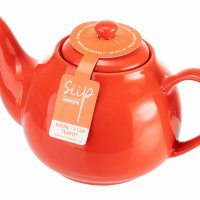 Siip Solid Glaze 2 Cup Teapot Red