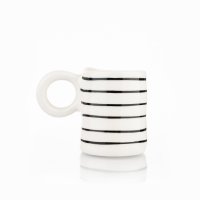 Siip Fundamental Geo Espresso Mug Black Stripe