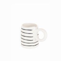 Siip Fundamental Geo Espresso Mug Black Stripe