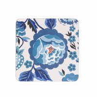 Cath Kidston Strawberry Garden Set of 4 Blue Cork Backed Coasters