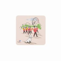 Cath Kidston Billie Goes To Town Set of 4 Cork Backed Coasters
