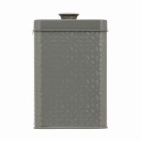 Artisan St. Embossed Storage Canister - Smoke