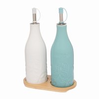 Catherine Lansfield Inga Oil & Vinegar Bottle Set of 2