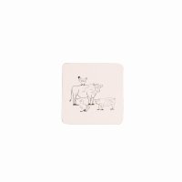 Woodbury Lane Set of 4 Cork Backed Coasters - Animals