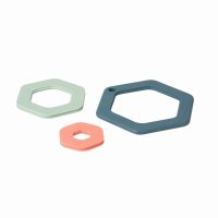 Fusion Twist Silicone Nesting Trivet Set