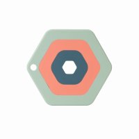 Fusion Twist Silicone Nesting Trivet Set