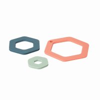 Fusion Twist Silicone Nesting Trivet Set