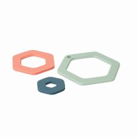 Fusion Twist Silicone Nesting Trivet Set
