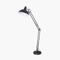 Pacific Lifestyle Alonzo Metal Task Floor Lamp - Matt Black