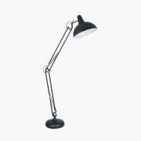 Pacific Lifestyle Alonzo Metal Task Floor Lamp - Matt Black