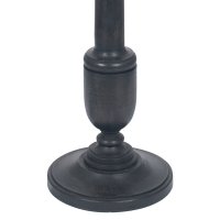 Pacific Lifestyle Captiva Mango Wood Floor Lamp Base - Antique Black