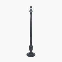 Pacific Lifestyle Captiva Mango Wood Floor Lamp Base - Antique Black