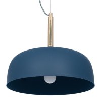 Pacific Lifestyle Anke Matt Domed Metal Pendant - Indigo