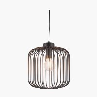Pacific Lifestyle Dania Metal Wire Pendant - Matt Black