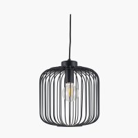 Pacific Lifestyle Dania Metal Wire Pendant - Matt Black